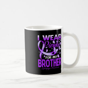 Mug Je Porte Du Violet Pour Mon Frère Conscience De L'