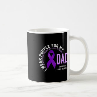 Mug Je Porte Du Violet Pour Mon Père Pancréatique Canc