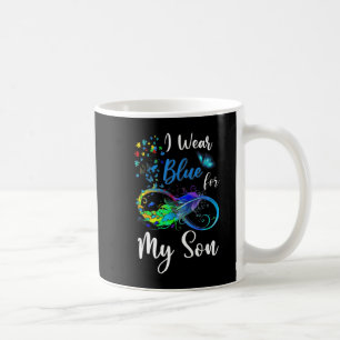 Mug Je porte le bleu pour mon fils Sensibilisation sur