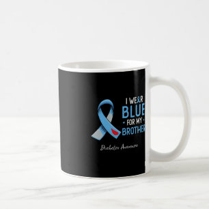 Mug Je porte le bleu pour mon frère la sensibilisation