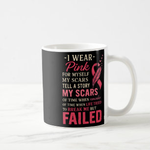 Mug Je Porte Le Rose Pour Moi Mes cicatrices Mais Le S