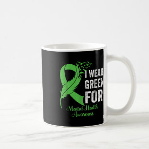 Mug Je Porte Le Vert Pour Le Mois De Sensibilisation À