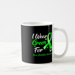 Mug Je Porte Le Vert Pour Les Handicap Cerveau