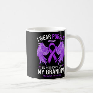 Mug Je Porte Le Violet En Mémoire De Grand-Père Heimer