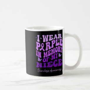 Mug Je Porte Le Violet En Mémoire De Ma Nièce Surdose