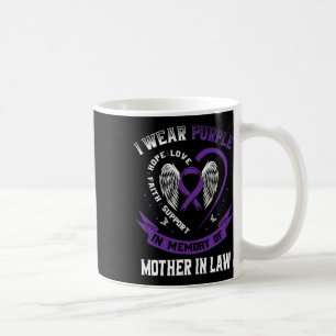 Mug Je Porte Le Violet En Mémoire De Mère En Droit Pan