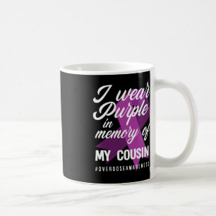 Mug Je Porte Le Violet En Mémoire De Mon Cousin Overdo