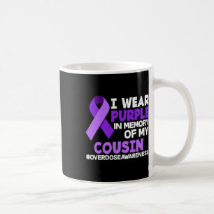 Mug Je Porte Le Violet En Mémoire De Mon Cousin Overdo