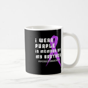 Mug Je Porte Le Violet En Mémoire De Mon Frère - Surdo