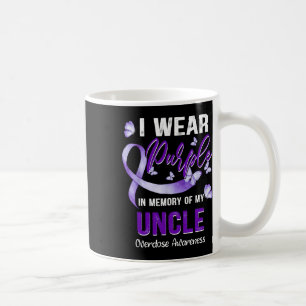 Mug Je Porte Le Violet En Mémoire De Mon Oncle Surdose