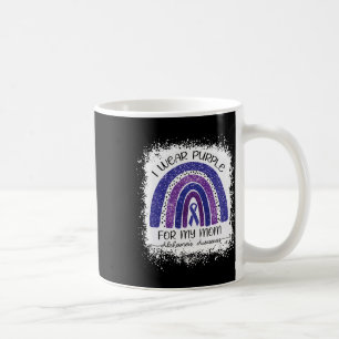 Mug Je porte le violet pour la sensibilisation de ma m
