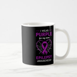 Mug Je Porte Le Violet Pour Ma Mère De Sensibilisation