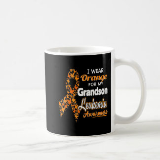 Mug Je porte l'orange pour mon petit-fils Leucémie