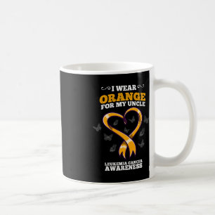 Mug Je Porte Orange Oncle Leukemia Cancer Sensibilisat