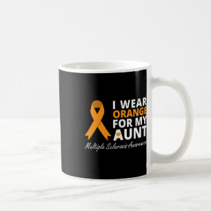 Mug Je Porte Orange Pour Ma Tante Ms Awareness Ribbon