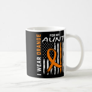 Mug Je Porte Orange Pour Ma Tante Sclérose Multiples