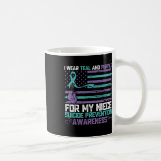 Mug Je Porte Turquoise Et Violet Pour Ma Nièce Suicide