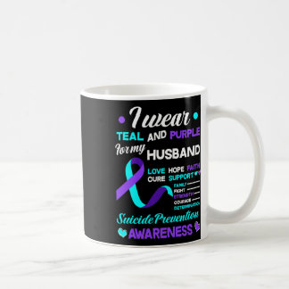 Mug Je Porte Turquoise Et Violet Pour Mon Mari Suicide