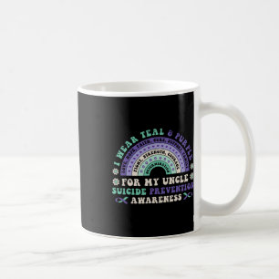 Mug Je Porte Turquoise Et Violet Pour Mon Oncle Suicid