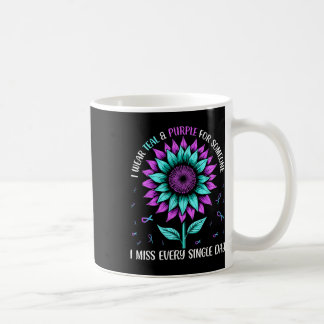 Mug Je Porte Turquoise Et Violet Pour Quelqu'Un Que Je