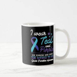 Mug Je Porte Turquoise Et Violet Pour Quelqu'Un Qui Ve