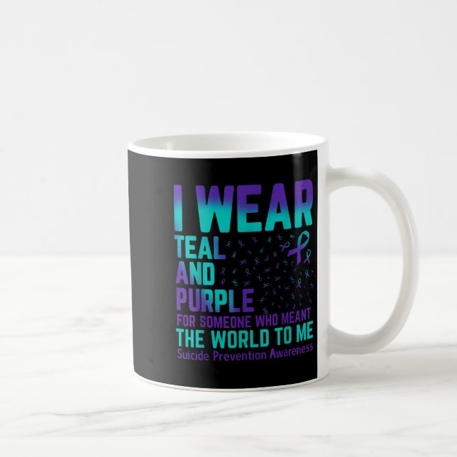 Mug Je Porte Turquoise Et Violette Semaine De Préventi (Droite)