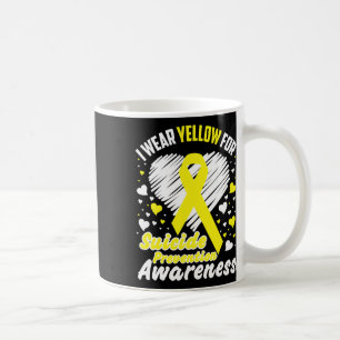 Mug Je Porte Un Jaune Pour La Sensibilisation À La Pré
