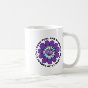 Mug Je Porte Une Mémoire Turquoise Et Violette De Mon