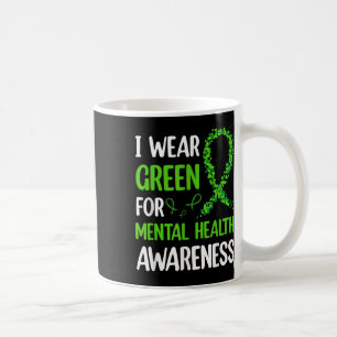 Mug Je Porte Vert Pour La Sensibilisation À La Santé M