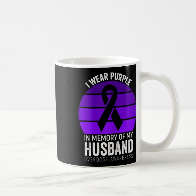 Mug Je Porte Violet Surdose Sensibilisation Violet Rib (Droite)