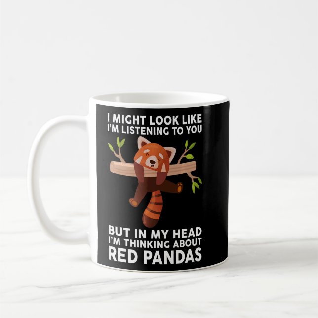 Mug Je pourrais avoir l'air de vous écouter... Panda R (Gauche)