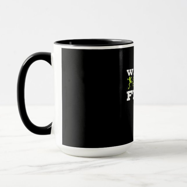 Mug Je Pourrais Commencer À Parler De Grenouilles (Gauche)