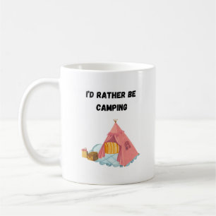 Mug Je préfère être en camping