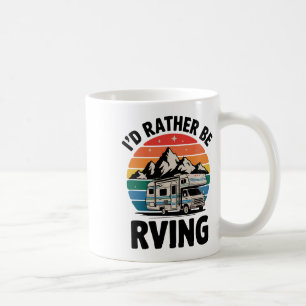 Mug Je préfère être en VR en camping randonnée drôle V