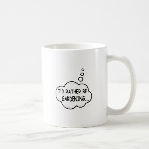 Mug Je préfère être jardiné