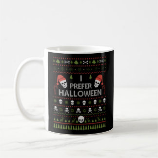 Mug Je Préfère Halloween laid