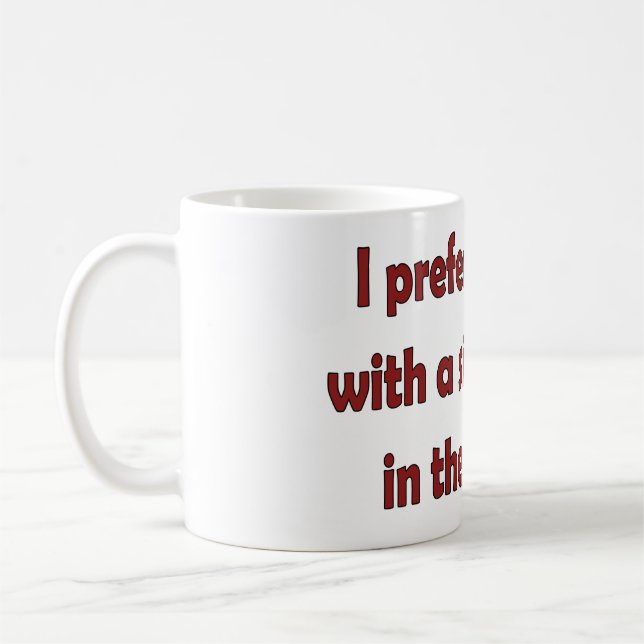 Mug Je préfère mon café (Gauche)