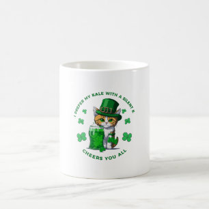 Mug Je préfère mon kale avec un K silencieux amateur d