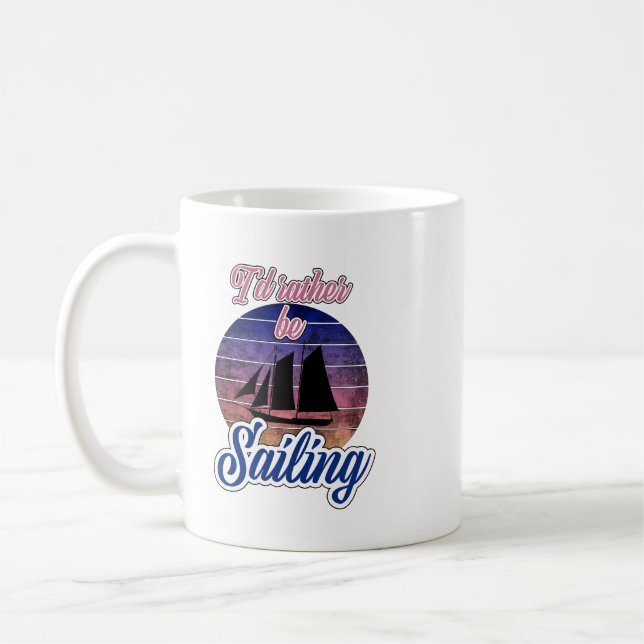 Mug Je préfère naviguer (Gauche)