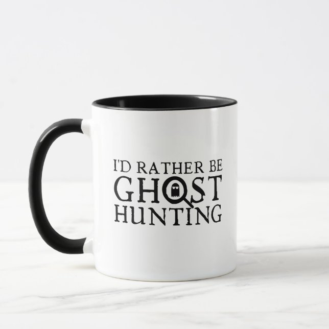 Mug Je Préférerais Chasse Aux Fantômes (Gauche)
