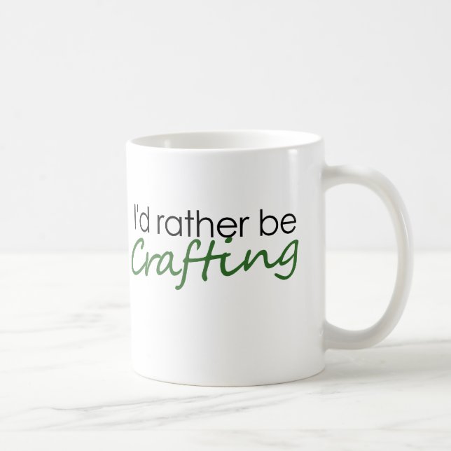 Mug Je préférerais être artisan (Droite)
