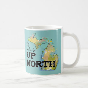 Mug Je préférerais être dans le nord du Michigan