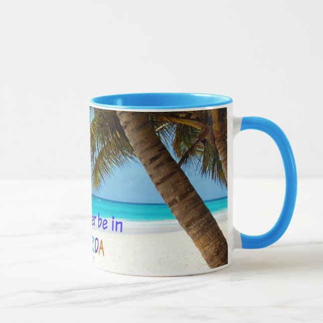 Mug Je préférerais être en Floride (Droite)