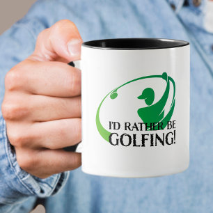 Mug Je préférerais être en train de jouer au golf Cita