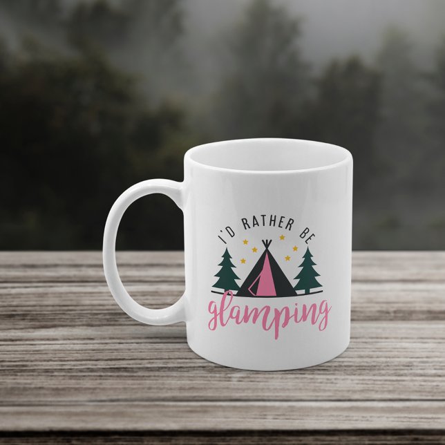 Mug Je Préférerais Être Glampant (Créateur téléchargé)