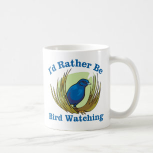 Mug Je Préférerais Être observation d'oiseaux