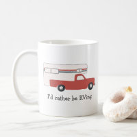 Je préférerais être RVing Vintage Camper CUSTOM RV