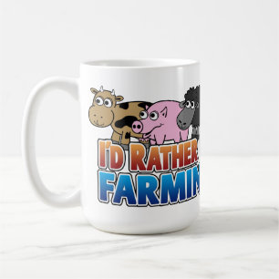Mug Je préférerais faire de l'agriculture ! (Agricultu