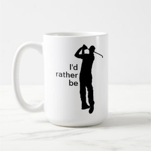 Mug Je Préférerais Faire Du Golf