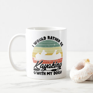 Mug Je préférerais faire du kayak avec mon amoureux de